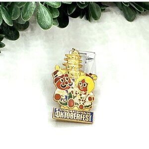 Kitchener-Waterloo Oktoberfest Enamel Pin Gold Tone Vintage Souvenir Collectible